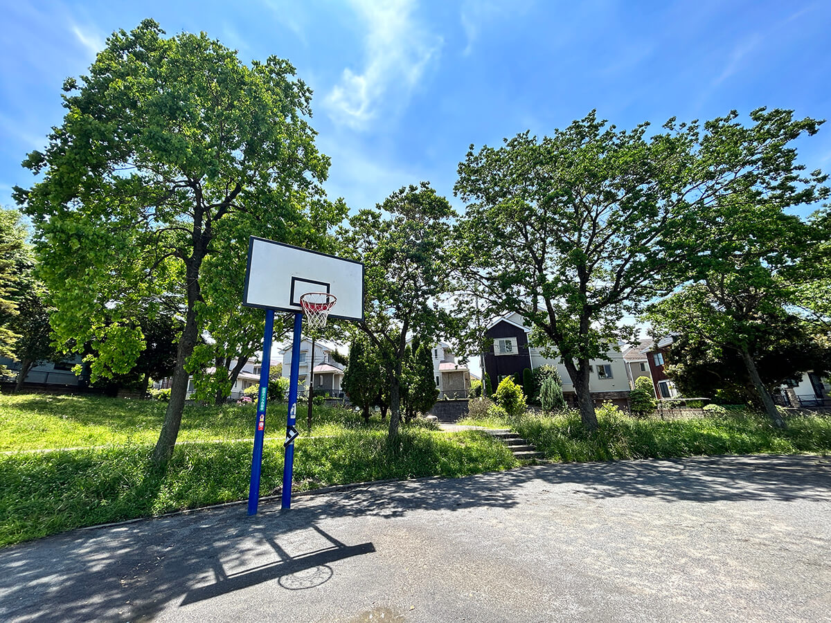 みすずヶ丘公園のバスケットゴール